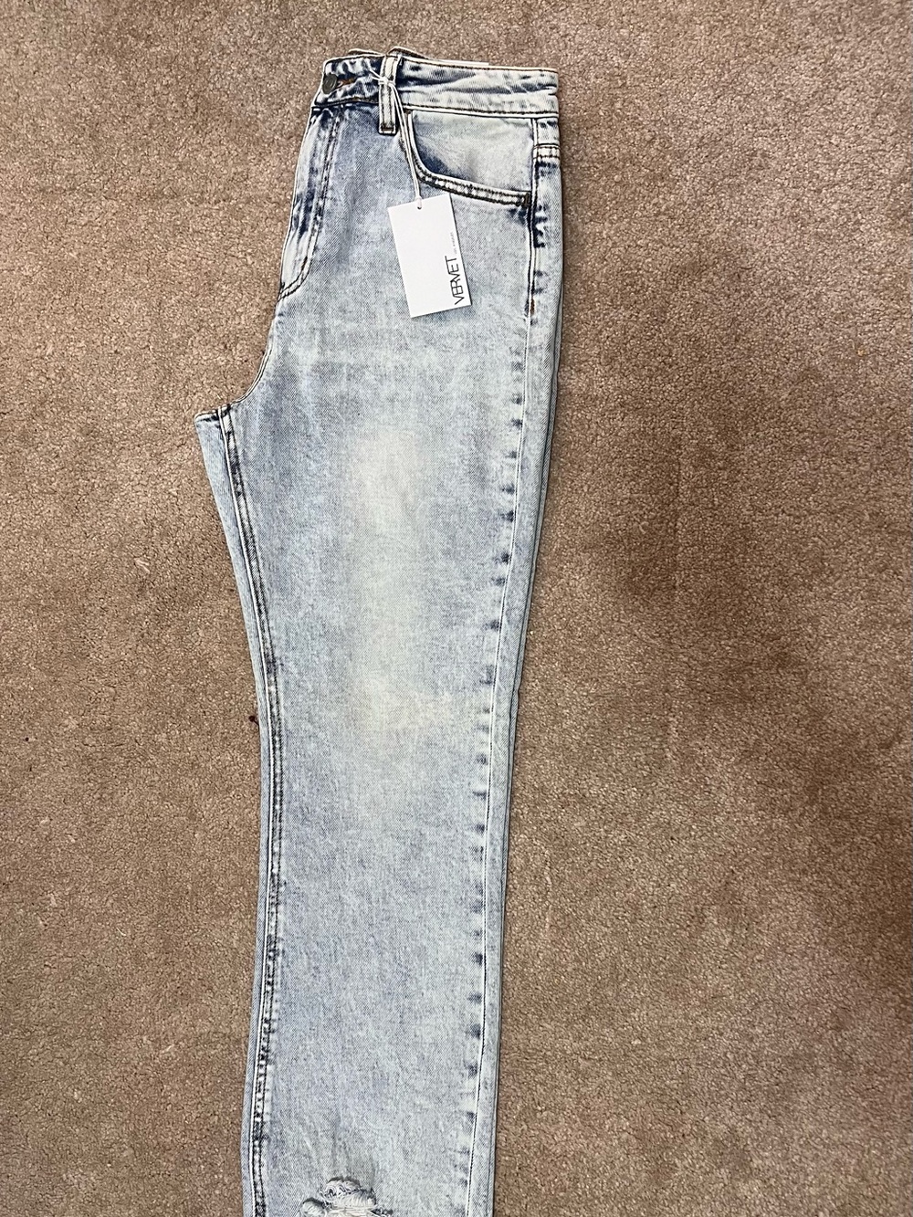 Light Wash High-Rise Flare Jeans - Picture 3 of 3
